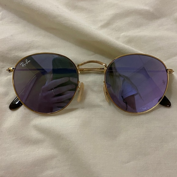 Ray-Ban Accessories - Ray-Ban Round Flat Lenses Purple